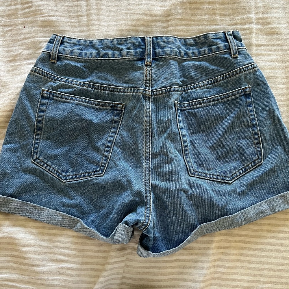High Rise Jean Shorts. - Picture 2 of 4